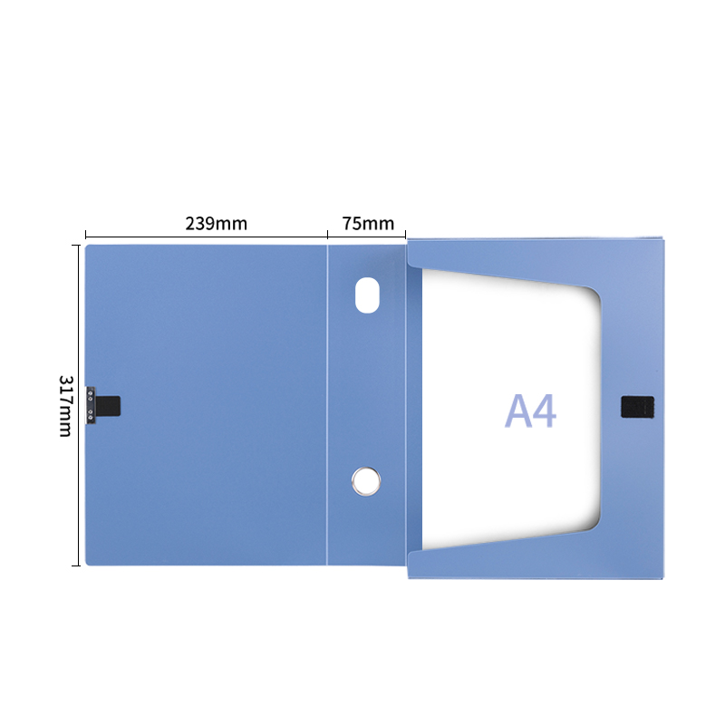 s36沙龙会5604档案盒(蓝)(只)