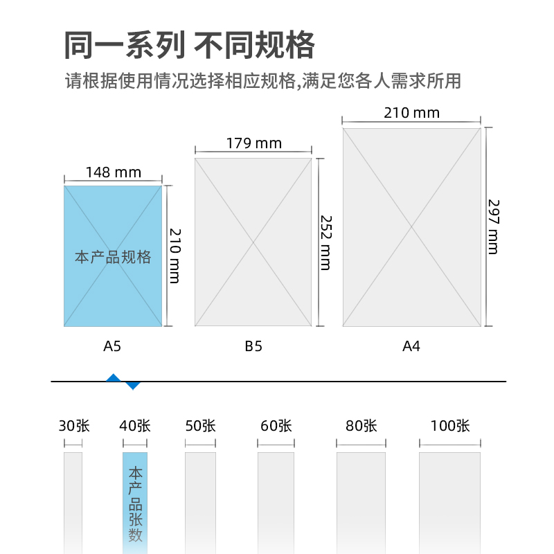 s36沙龙会7668办公无线装订本(混)-40张-A5(本)