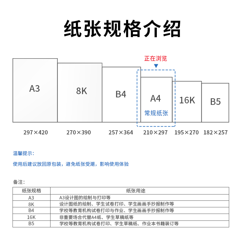 s36沙龙会7759白令海复印纸(A4-80g-10包)(包)