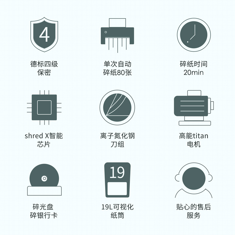 s36沙龙会9926碎纸机(灰白)(台)