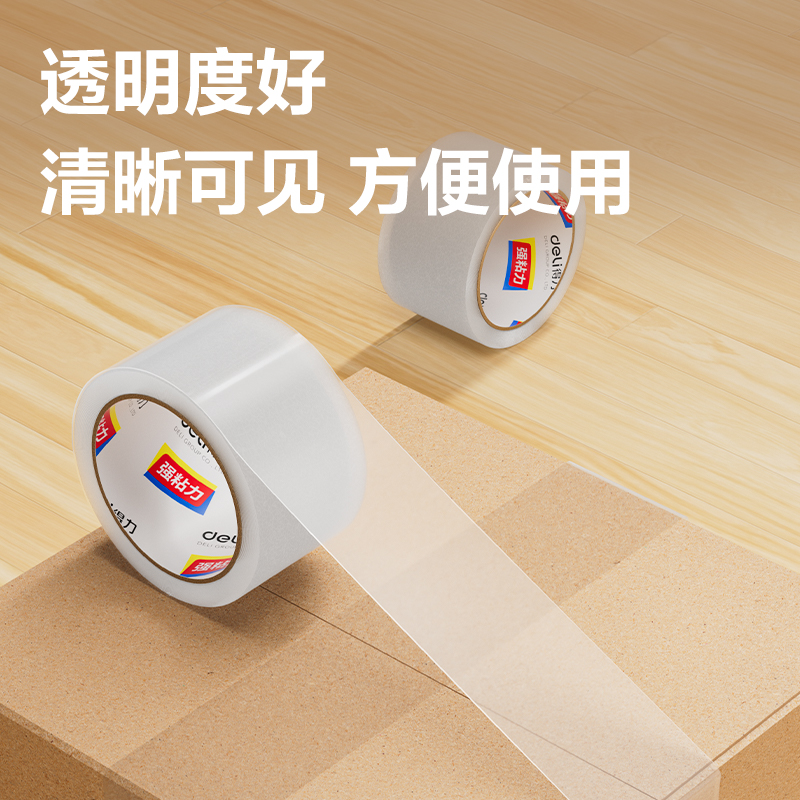 s36沙龙会30282封箱胶带55mm*60y*45um(6卷/筒)(普透)