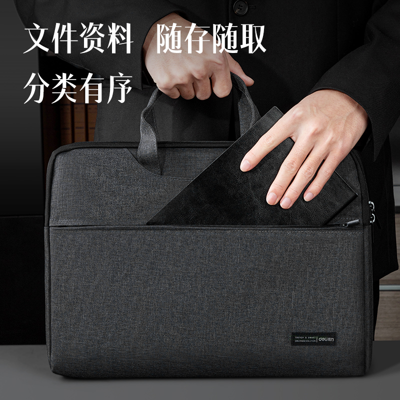 s36沙龙会5590手提拉链袋(黑)