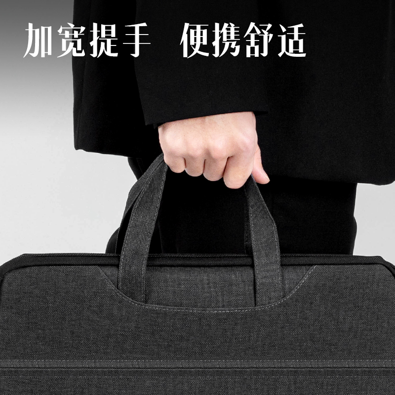 s36沙龙会5590手提拉链袋(黑)