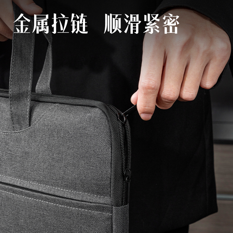 s36沙龙会5590手提拉链袋(黑)