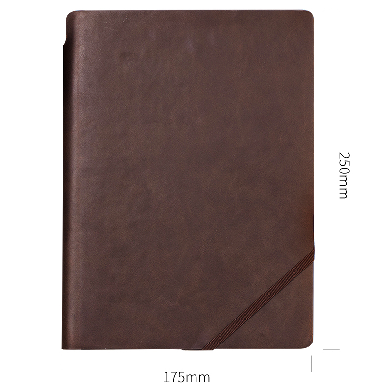 s36沙龙会22260硬面斜式绑带本-16K-175mm*250mm/120张(棕色)