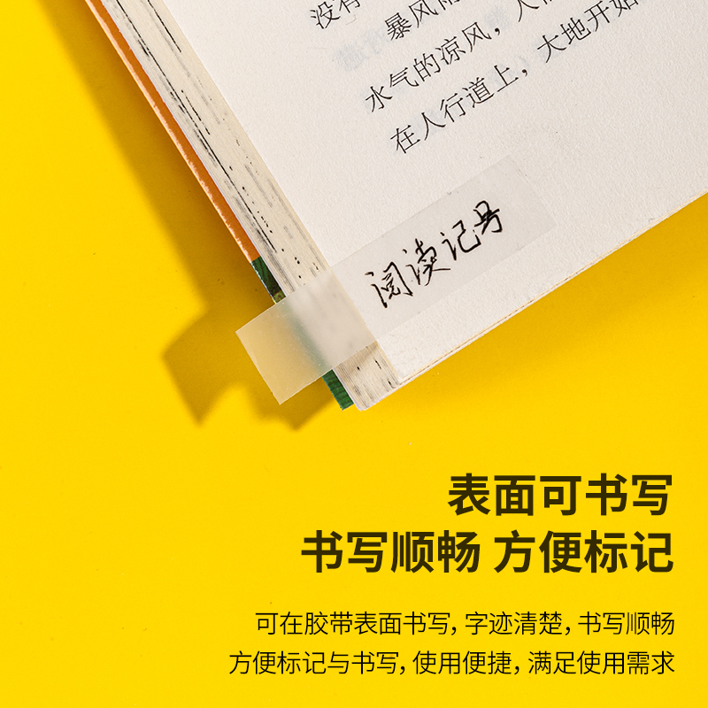s36沙龙会30120易撕型隐形文具胶带18mm*36y*50um(乳白)(1卷/袋)