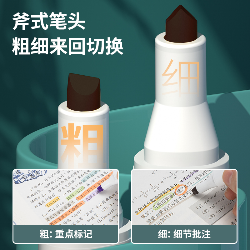s36沙龙会33007柔彩荧光笔(混)(盒)