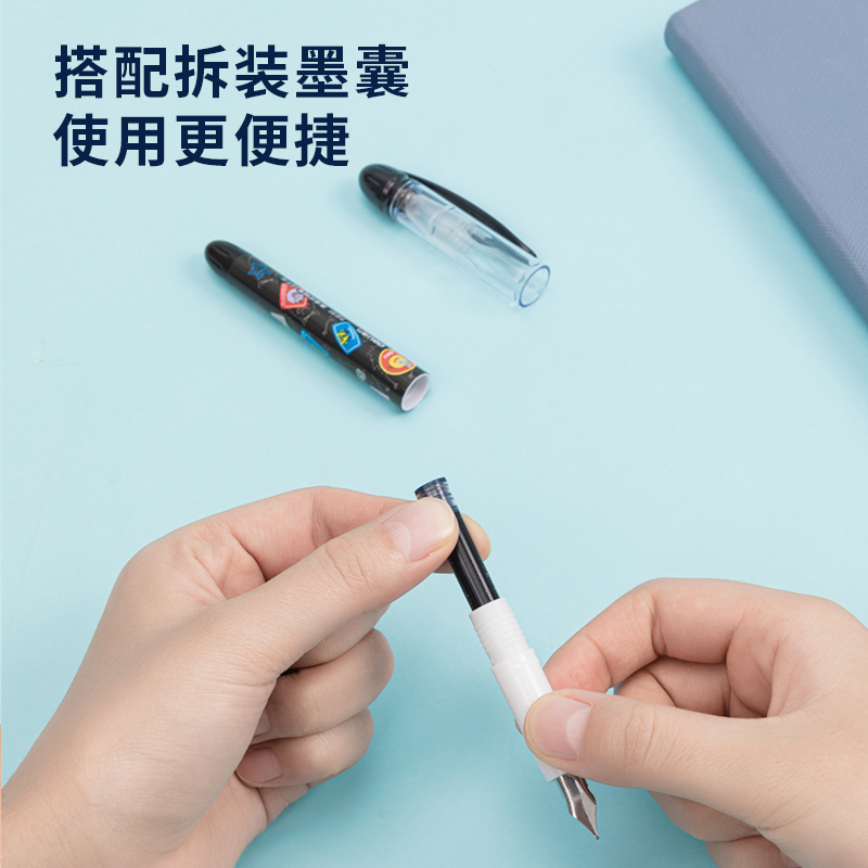 s36沙龙会S691钢笔(墨蓝)(1明尖+1暗尖+4墨囊/卡)
