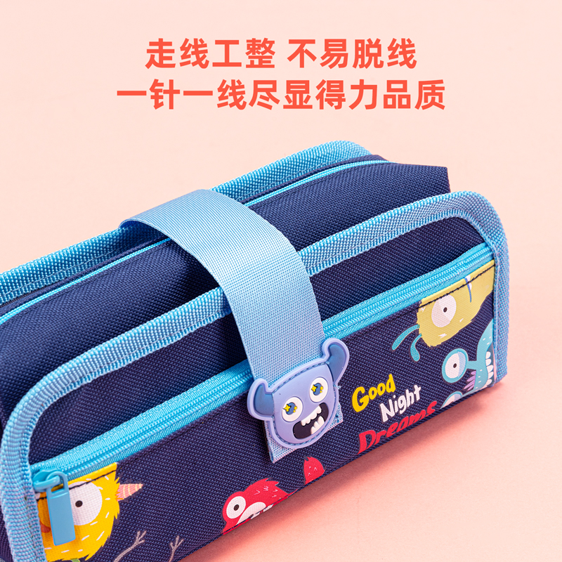 s36沙龙会67099小饿魔袋鼠多用途笔袋浅(深蓝色)(只)