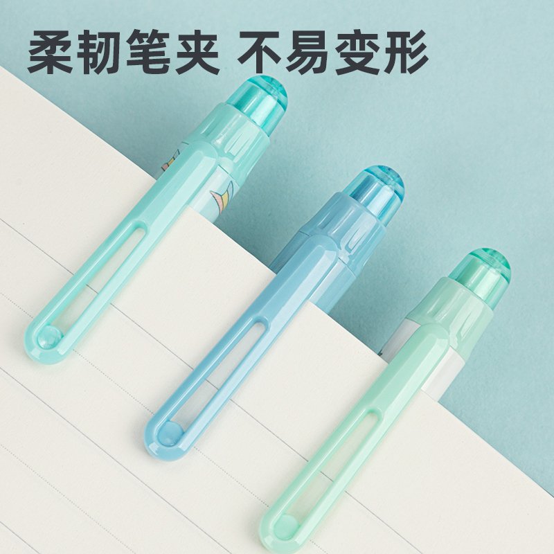 s36沙龙会A628按动学生中性笔0.5mm全针管(黑)(3支/盒)