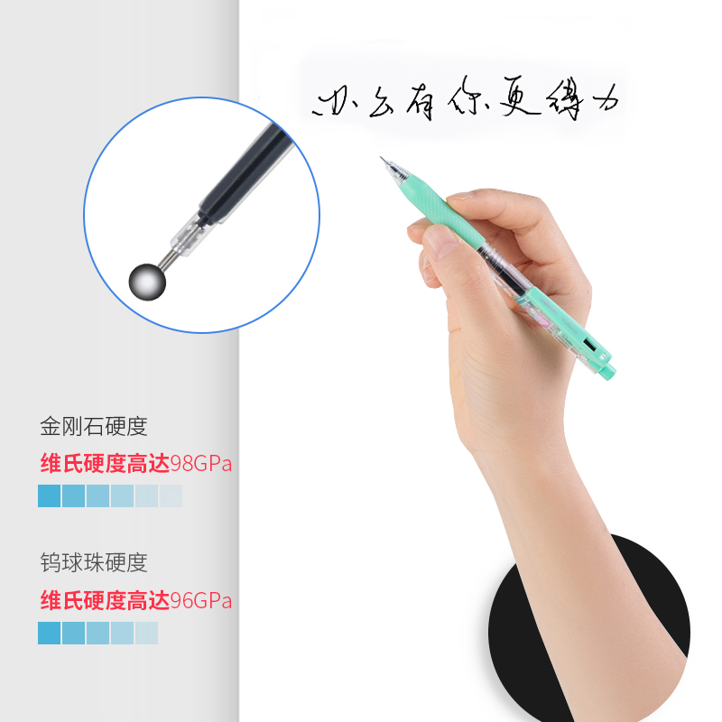 s36沙龙会A5124常销系列0.5mm按动全针管(黑)(支)