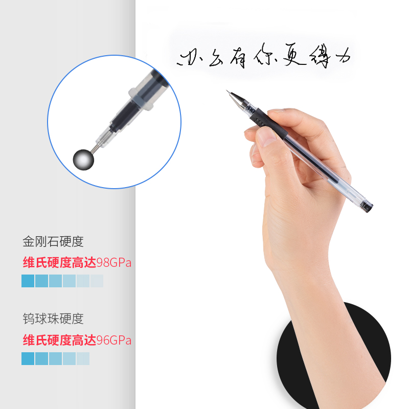 s36沙龙会A5122常销系列0.5mm拔帽全针管中性笔替芯(黑)(支)