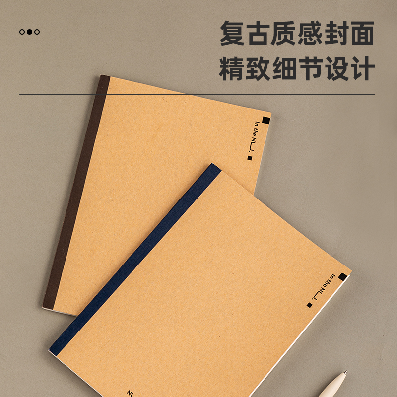 纽赛NS295牛皮纸软手本-A5-40张(混)(本)