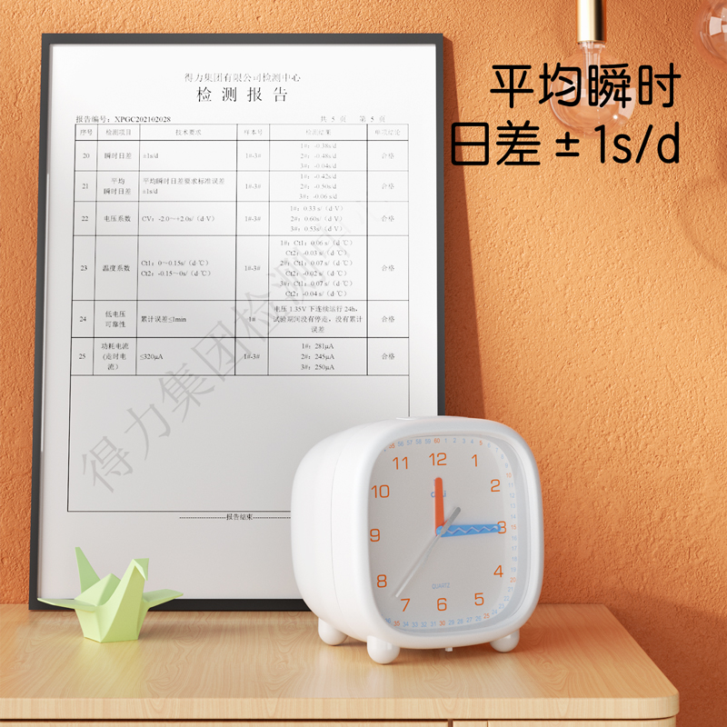 s36沙龙会8857_指针式闹钟(5号电池)(白色)(只)