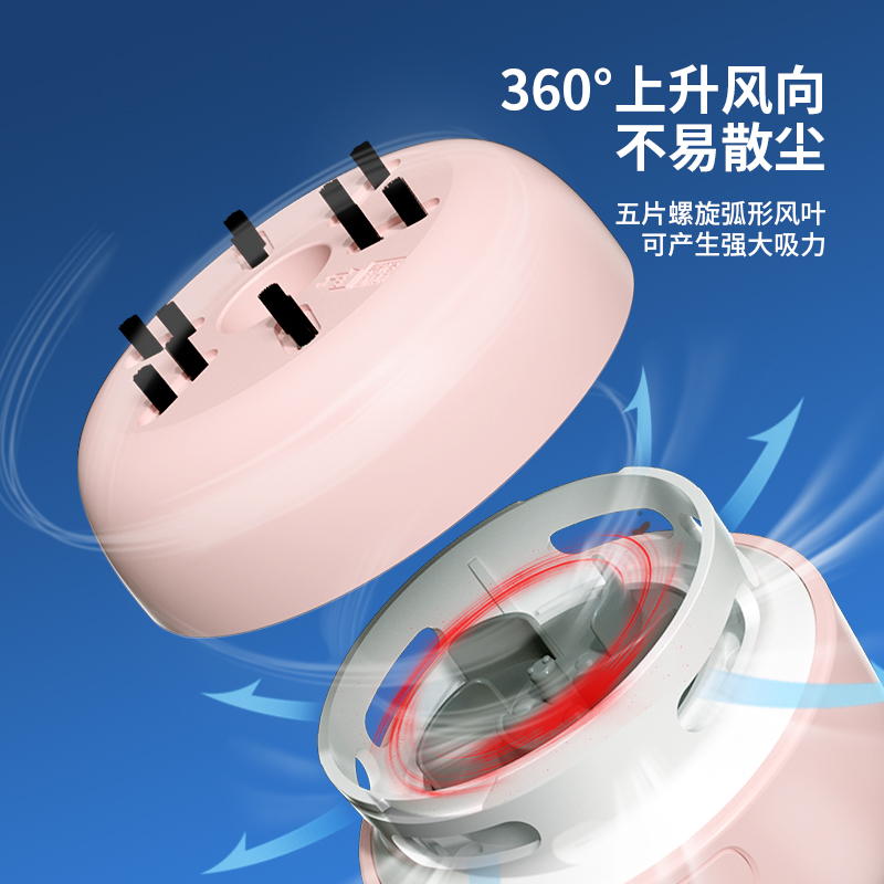 s36沙龙会18891桌面清洁器充电款(浅红)(盒)