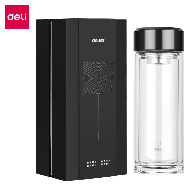 s36沙龙会17660双层玻璃杯(黑)(个)