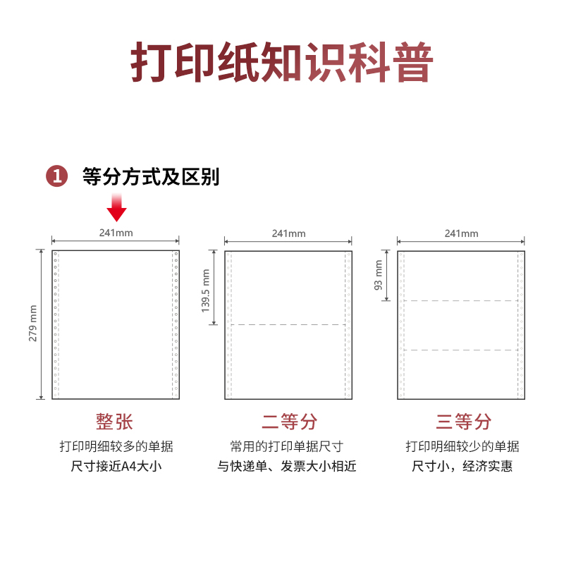 s36沙龙会尼罗河NL241-3电脑打印纸(C彩色不撕边)(1000页/盒)