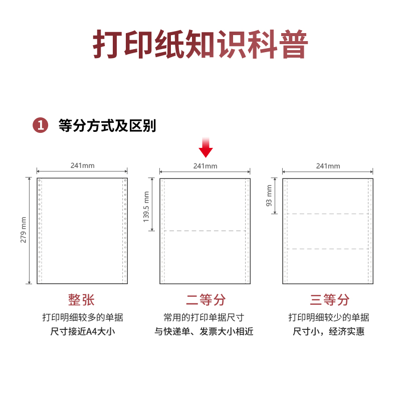 s36沙龙会尼罗河NL241-3电脑打印纸(1/2C彩色不撕边)(1000页/盒)