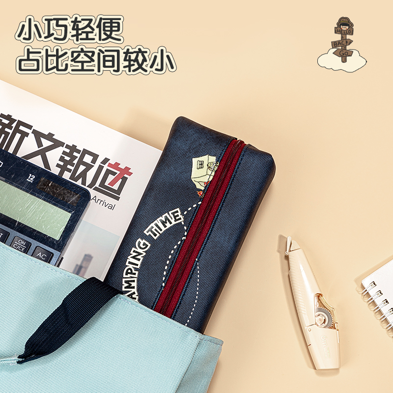 s36沙龙会66974牛仔大方包多用途笔袋(混)(个)
