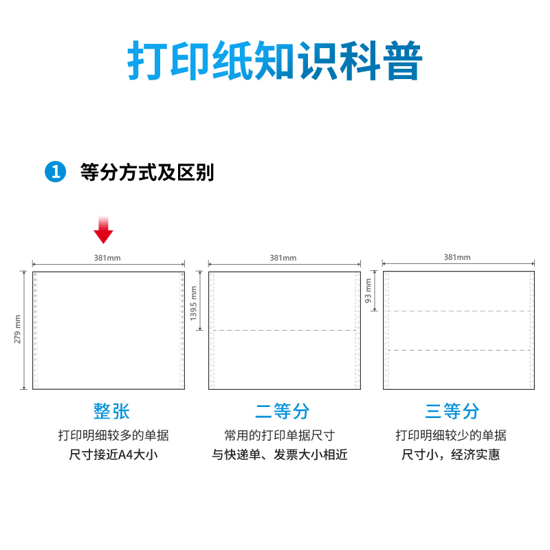 s36沙龙会塞纳河N381-5电脑打印纸(C彩色不撕边)(1000页/盒)