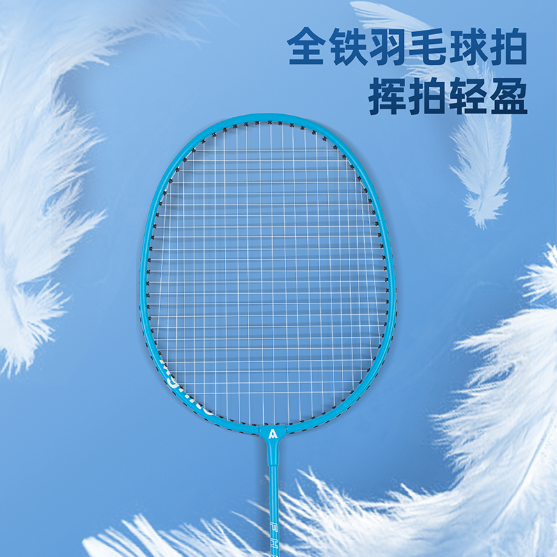 安格耐特FH900铁分体羽毛球拍(2支/付)(蓝)(付)