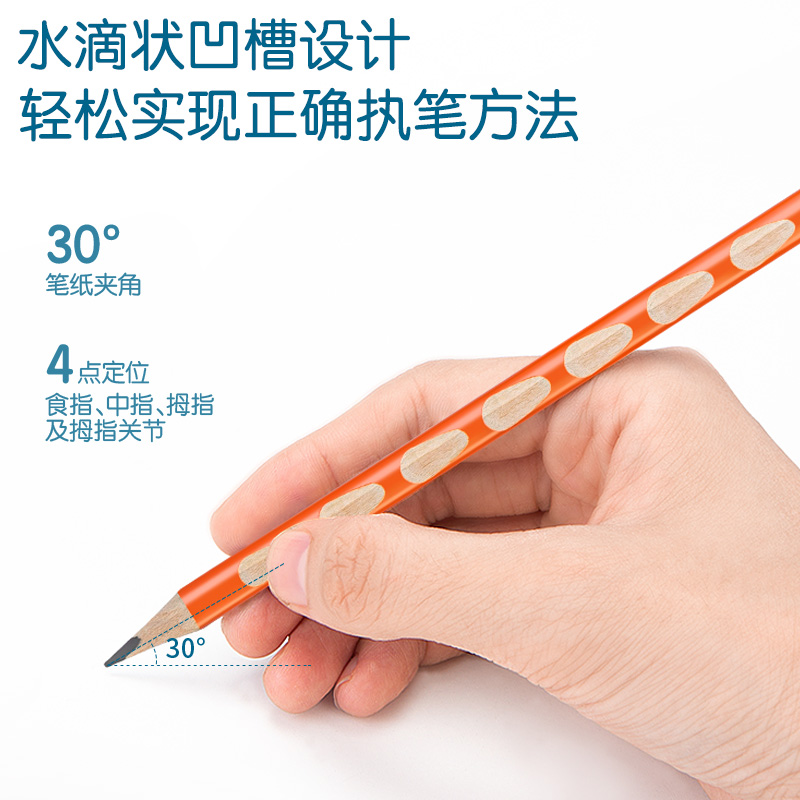 s36沙龙会58217-HB优+洞洞系列彩盒装HB铅笔(混)(12支/盒)