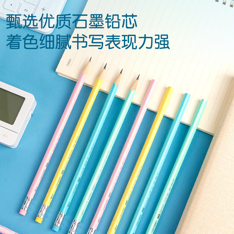 s36沙龙会HC900-HB纯色系列浅易包装HB铅笔(绿)(10支/袋)