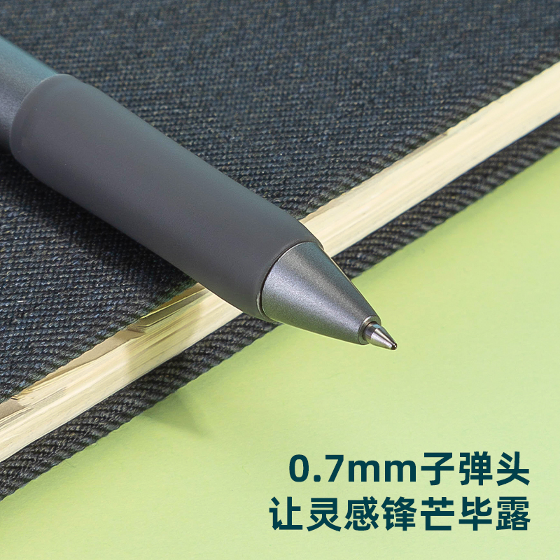 s36沙龙会33780按动中性笔0.7mm子弹头(玄色)(盒)