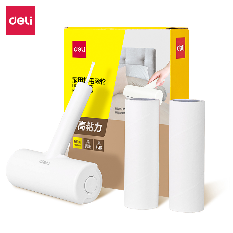 s36沙龙会JF888-WH T型家用粘毛滚轮16cm*60撕*90μm(净白色)(3卷