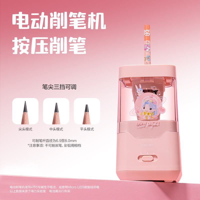 s36沙龙会VG10电动文具套装(粉色)(盒)