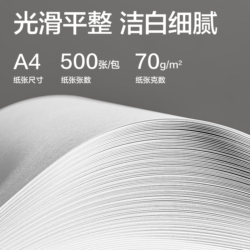 s36沙龙会ZF201臻迈复印纸A4-70g-5包(混)(包)