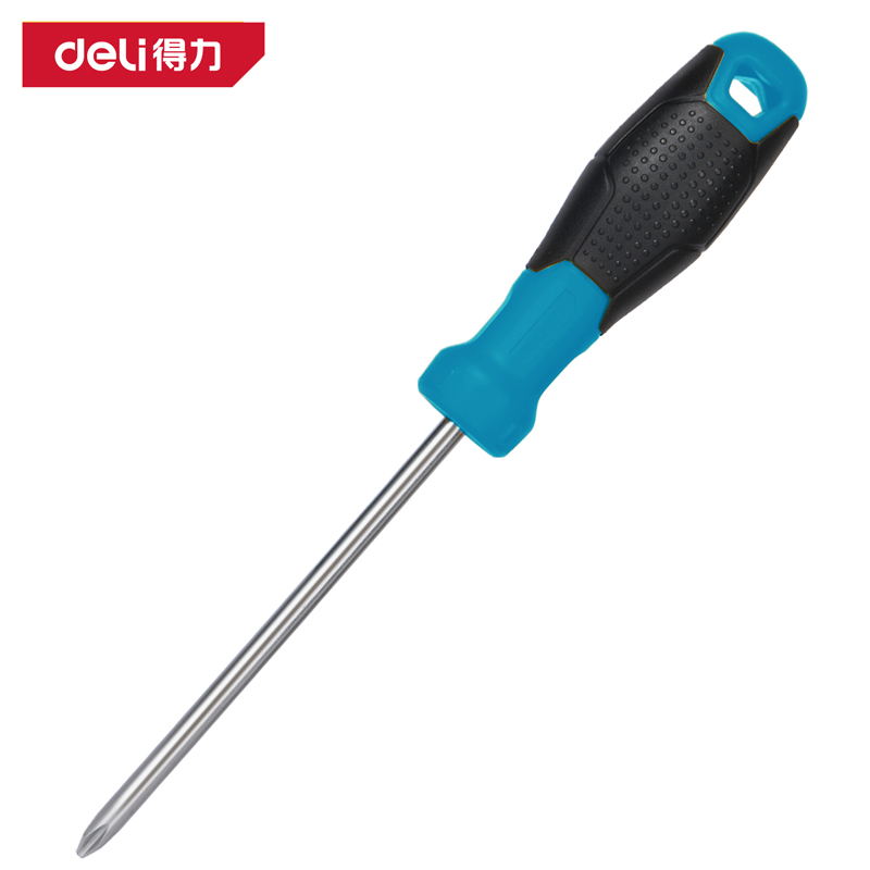 delis36沙龙会DW1611鱼雷柄十字螺丝批PH2x150mmSUP11(蓝)(把)