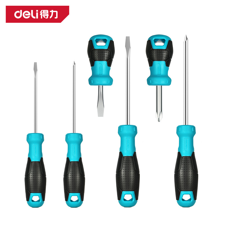 delis36沙龙会DW1632螺丝批套装6件套SUP11(蓝)(套)