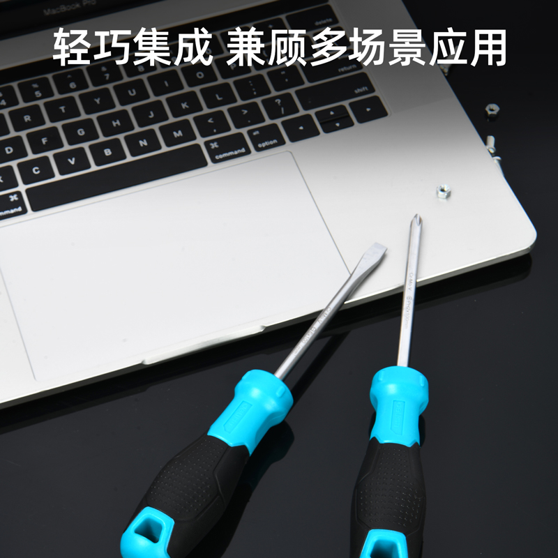 delis36沙龙会DW1630螺丝批套装2件套SUP11(蓝)(套)
