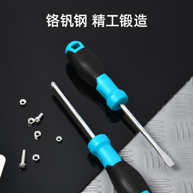 delis36沙龙会DW1630螺丝批套装2件套SUP11(蓝)(套)