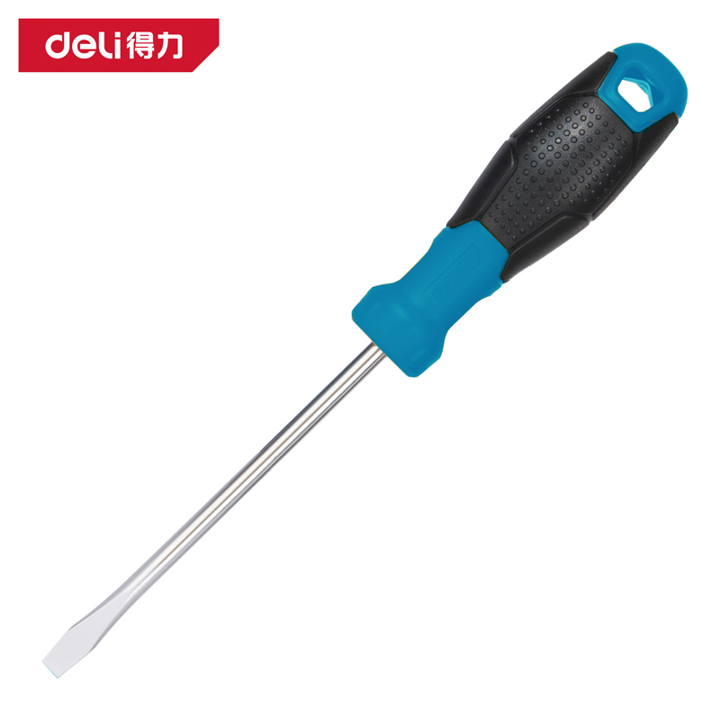 delis36沙龙会DW1601鱼雷柄一字螺丝批6x150mmSUP11(蓝)(把)