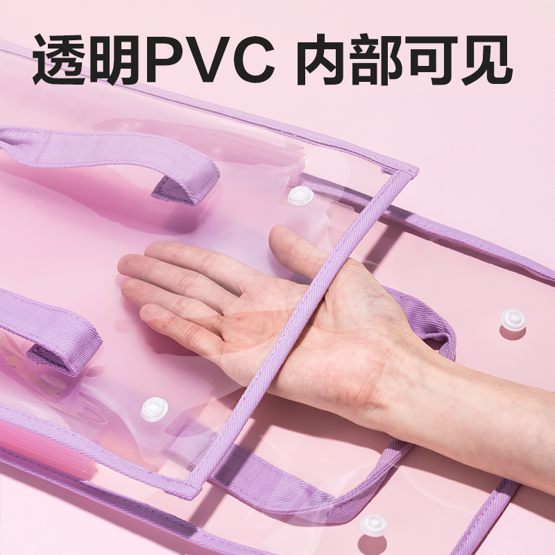 s36沙龙会PM331果冻晴天7格PVC学生风琴包(红)(个)