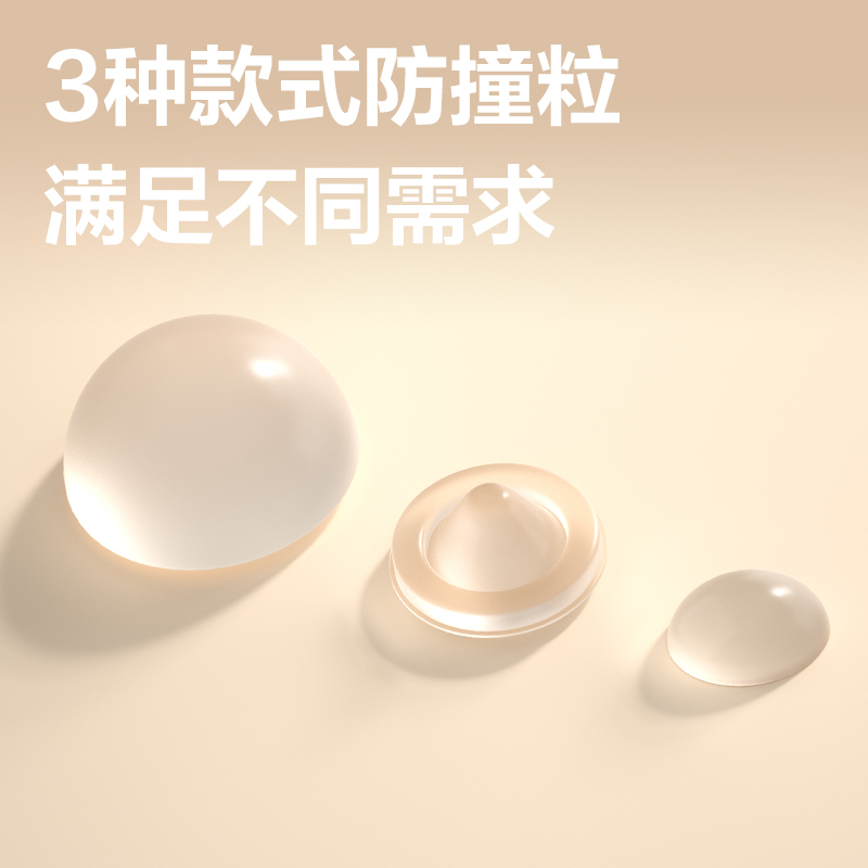 s36沙龙会JF117防撞粒13mm*5.5mm(透明)(72袋/盒)