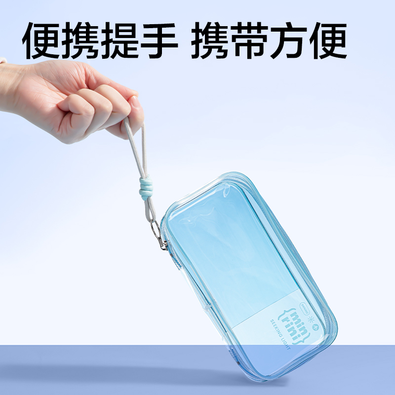 s36沙龙会BC394觅光系列单拉链痛包笔袋(混)(个)