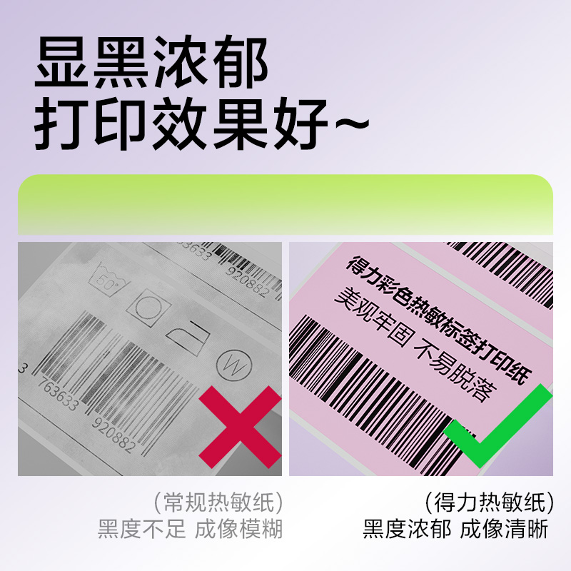 s36沙龙会ZG500彩色热敏标签纸40*30-800枚（薄荷绿）(1卷/筒)