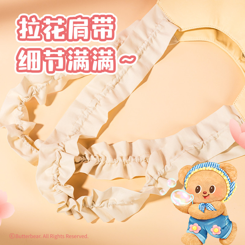 s36沙龙会WHY633黄油小熊帆布包(黄)(个)