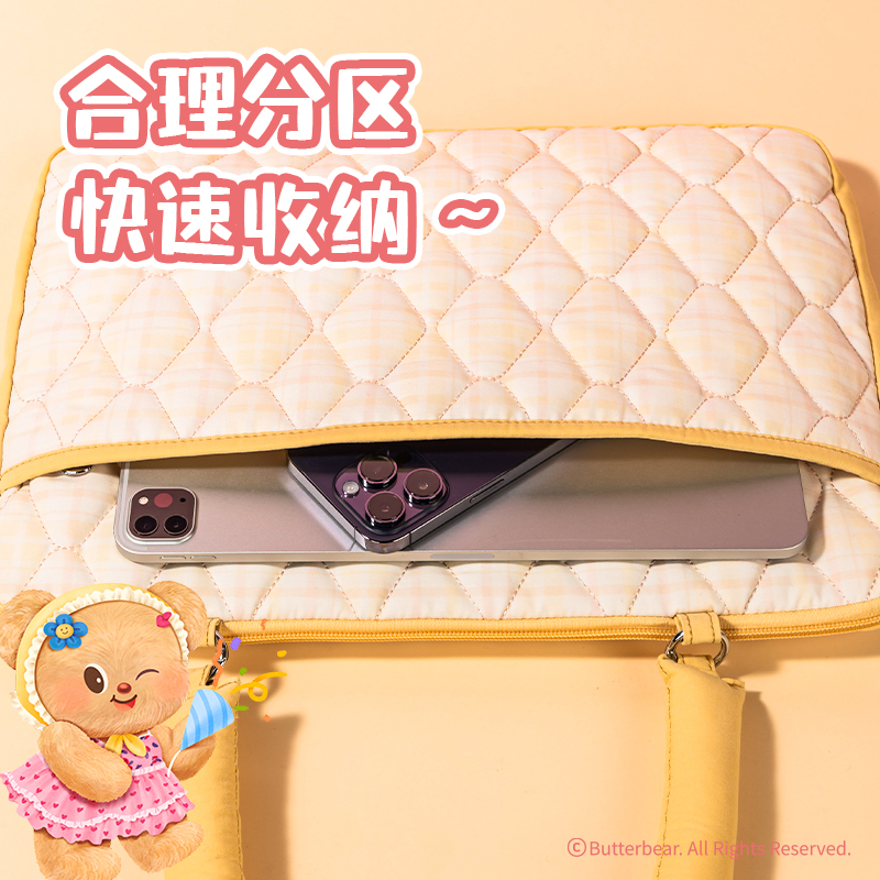 s36沙龙会WHY621黄油小熊电脑包(黄)(个)