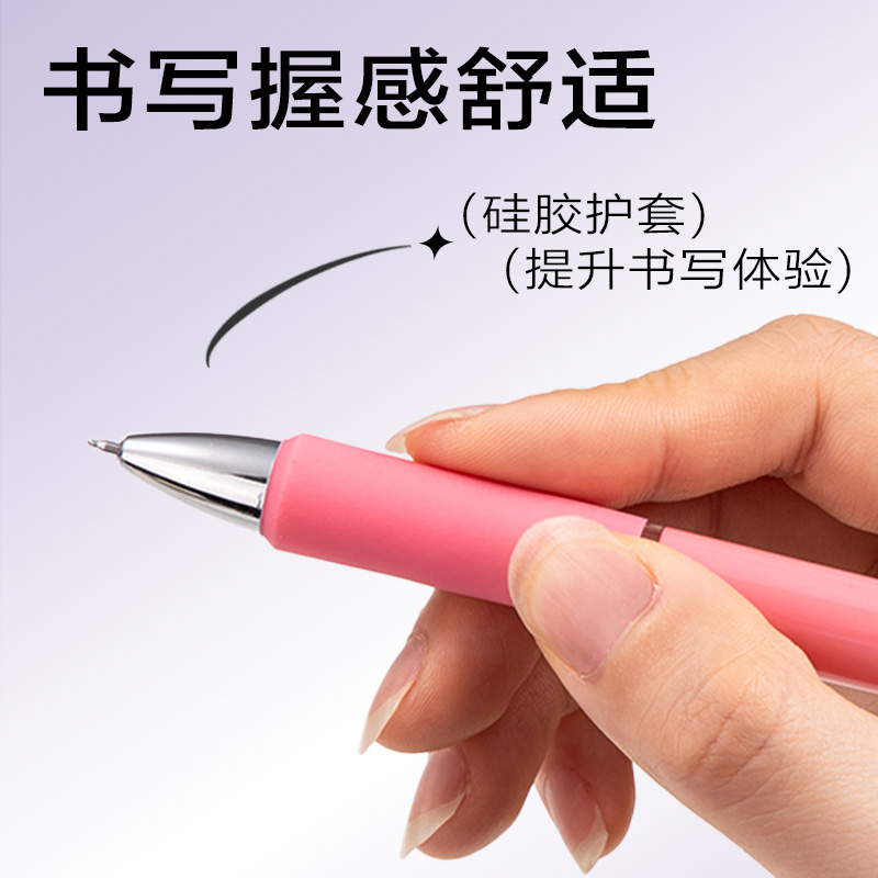 s36沙龙会SA348按动小我私家型中性笔0.5mm速干ST头(黑)(支)