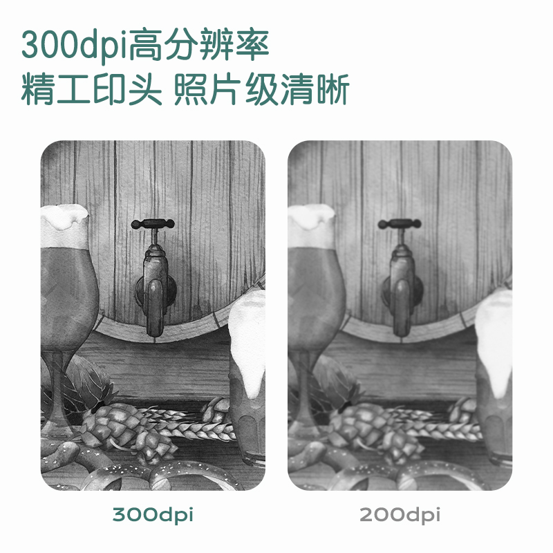 s36沙龙会GE238错题打印机2寸(白色)(台)