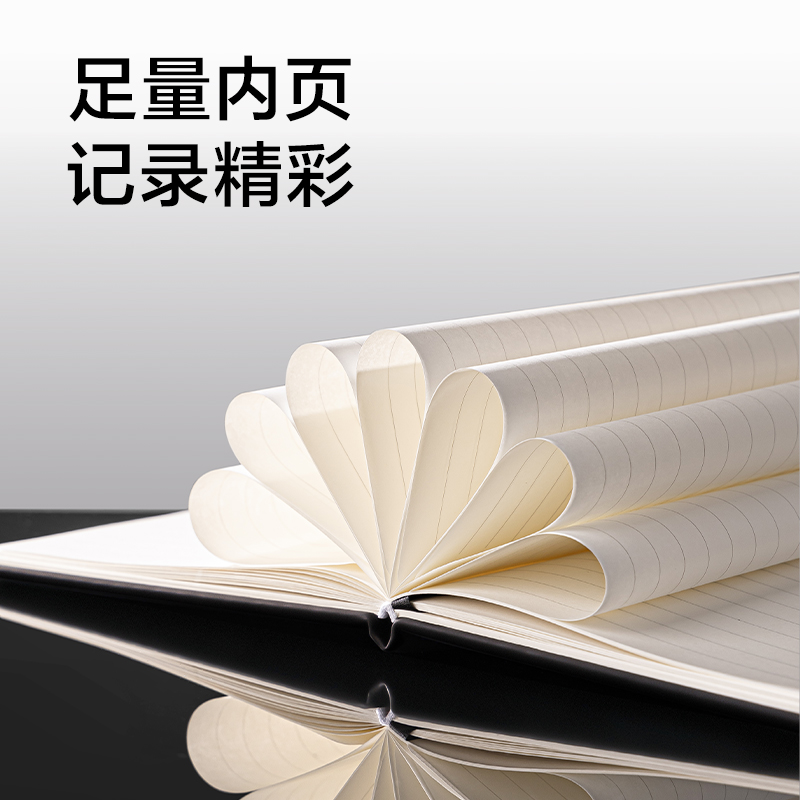 s36沙龙会BP83皮面本套装A5-210*143mm-80张(玄色)(盒)