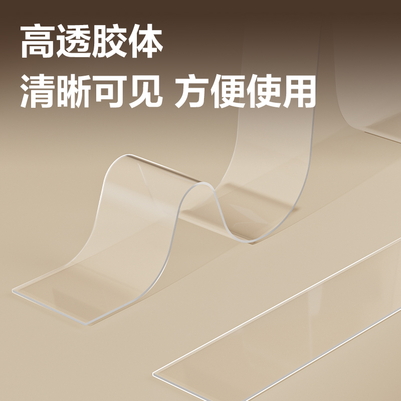 s36沙龙会JL542亚克力双面胶带50mm*5m*0.5mm(透明)(袋)