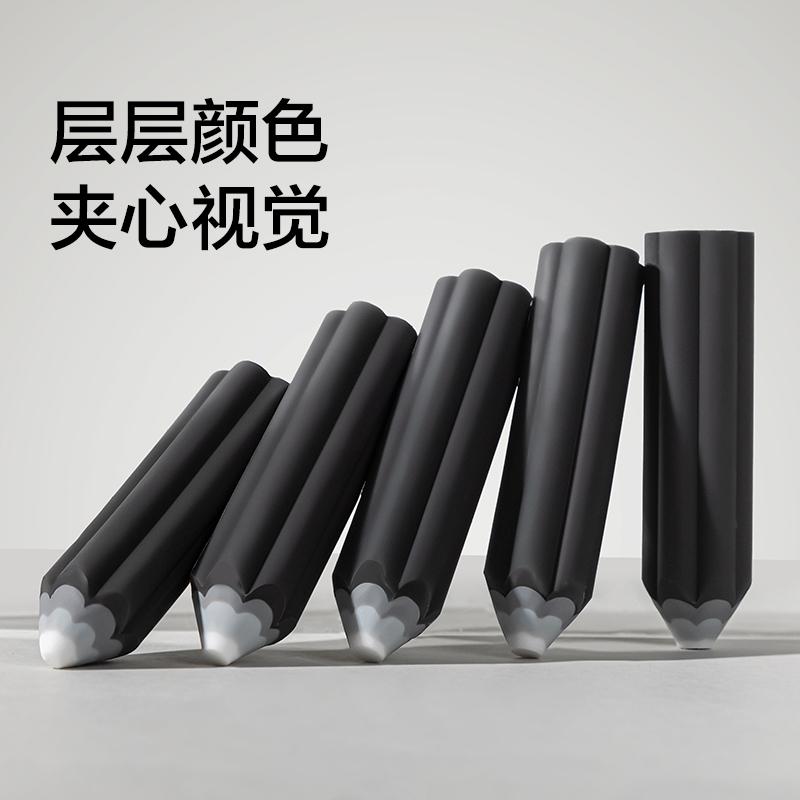纽赛NS783笔形易握橡皮擦(黑)(盒)