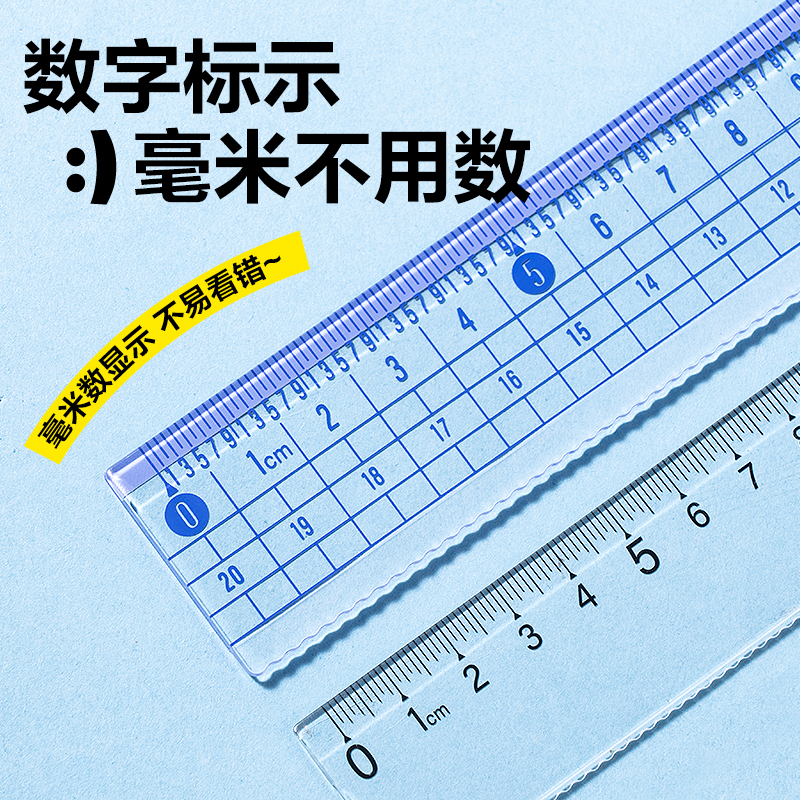 s36沙龙会VC379防断尺20cm(蓝)(把)