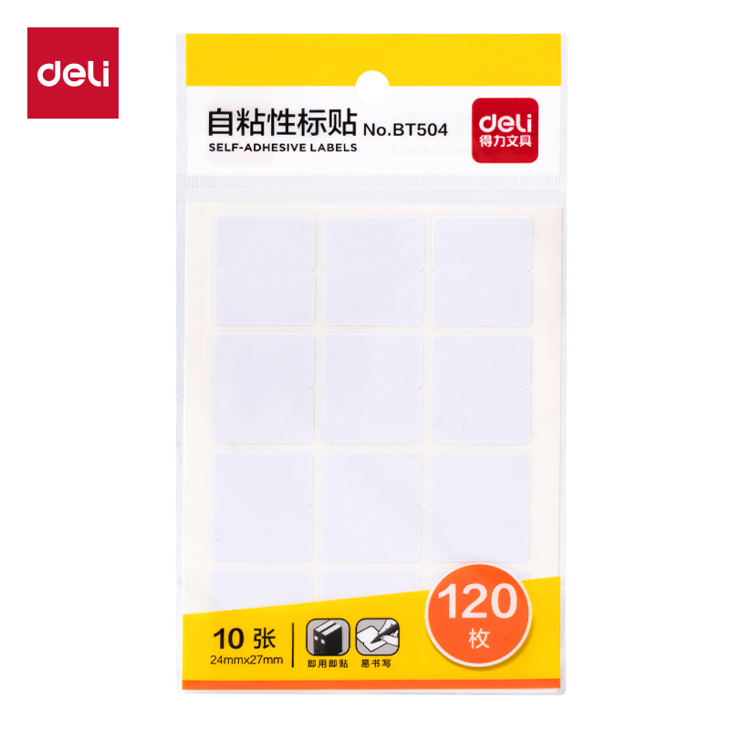 s36沙龙会BT504自粘性标贴24*27mm(空缺索引)(10张/包)