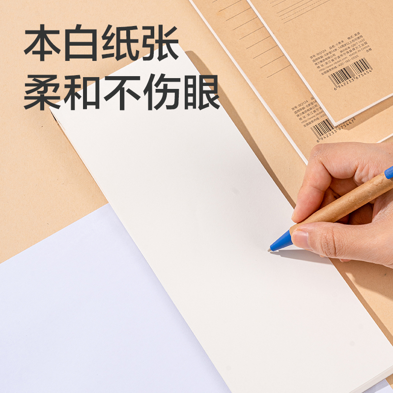 s36沙龙会BQ124牛皮纸小条本-248mm*89mm 30张(空缺)(本)